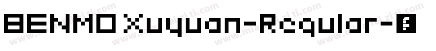 BENMO Xuyuan-Regular字体转换